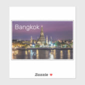 Bangkok Wat Arun Sunset BKK Thailand Souvenir Aufkleber (Blatt)