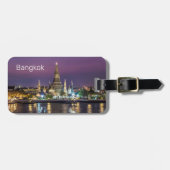 Bangkok Wat Arun Sunset BKK Thailand Souvenir Gepäckanhänger (Vorderseite horizontal)