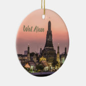 Bangkok Wat Arun Sunset BKK Thailand Souvenir Keramik Ornament (Rechts)