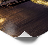 Bangkok Wat Arun Sunset BKK Thailand Souvenir Poster (Ecke)