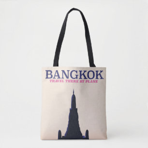 Bangkok Wat Poh Travel Poster Tasche