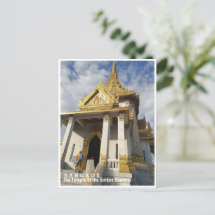 Bangkok, Wat Traimit, Thailand Postkarte