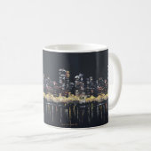 Bangkokskyline-Tasse Kaffeetasse (VorderseiteRechts)