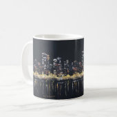 Bangkokskyline-Tasse Kaffeetasse (Vorderseite Links)