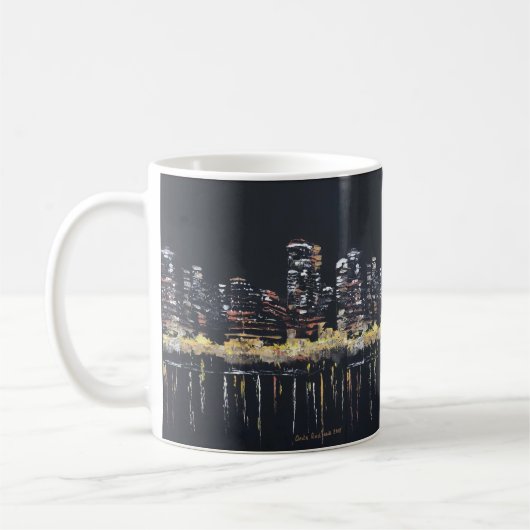 Bangkokskyline-Tasse Kaffeetasse (Links)
