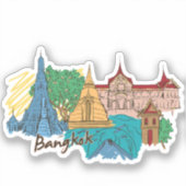 Bangkostadt Aufkleber (Vorderseite)