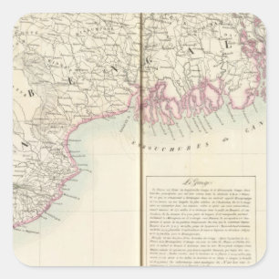 Bangladesch 95 quadratischer aufkleber