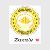 Bangladesch Aufkleber (Blatt)