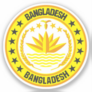 Bangladesch Aufkleber