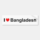 Bangladesch Autoaufkleber (Vorne)