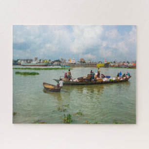 Bangladesch Boat People. Puzzle