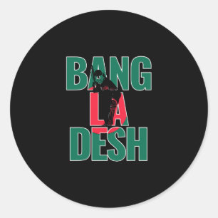 Bangladesch Cricket Bangladeschische Fans Jersey Runder Aufkleber