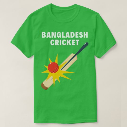 Bangladesch-Cricket T-Shirt (Design vorne)