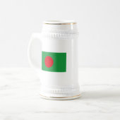 Bangladesch-Familien-Tasse Bierglas (Vorderseite Links)