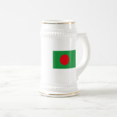 Bangladesch-Familien-Tasse Bierglas (VorderseiteRechts)