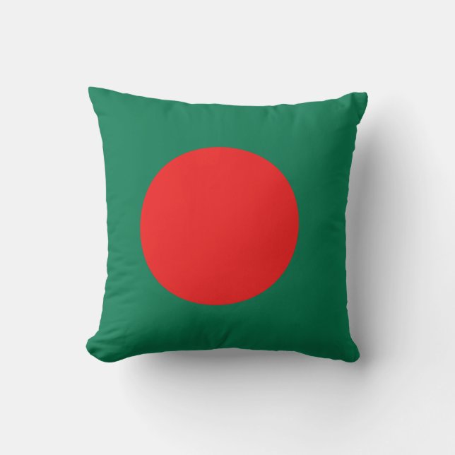 Bangladesch Flag x Flag Kissen (Vorderseite)