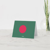 Bangladesch-Flagge (Rückseite)