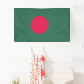 Bangladesch-Flagge Banner (Insitu)