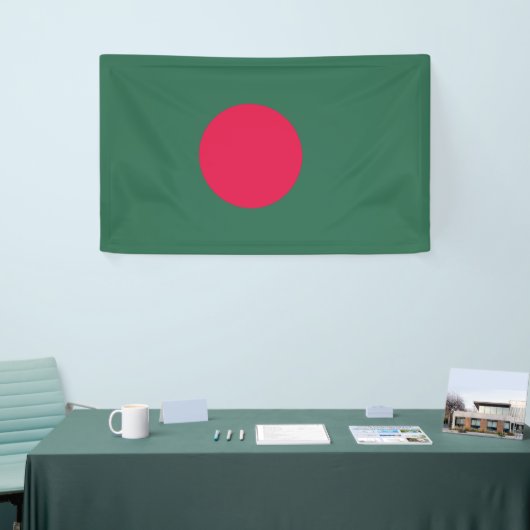 Bangladesch-Flagge Banner (Messeveranstaltung)
