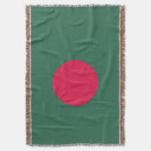 Bangladesch-Flagge Decke (Vorderseite Vertikal)