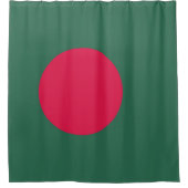 Bangladesch-Flagge Duschvorhang (Vorderseite)