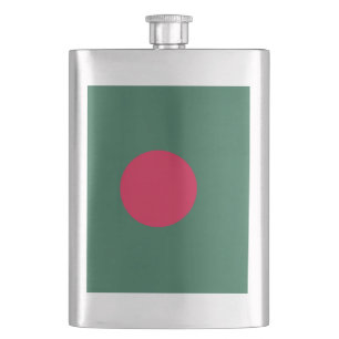 Bangladesch-Flagge Flachmann