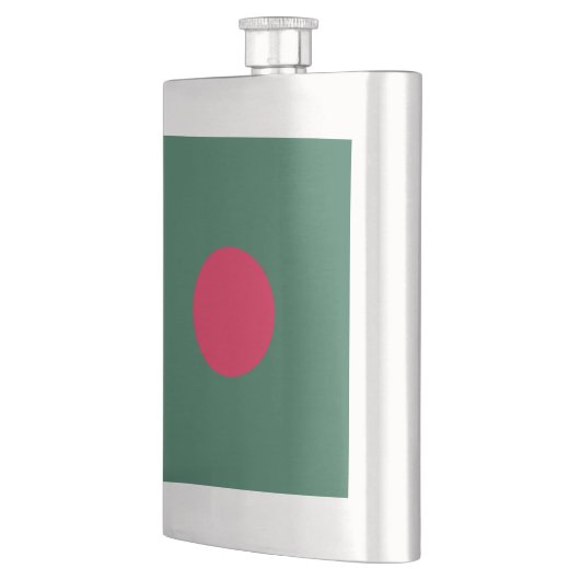 Bangladesch-Flagge Flachmann (Links)