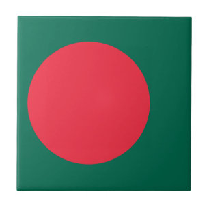 Bangladesch-Flagge Fliese