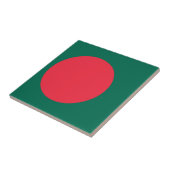 Bangladesch-Flagge Fliese (Seite)