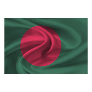 Bangladesch-Flagge Fotodruck