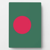 Bangladesch-Flagge Fotoplatte (Vorderseite)