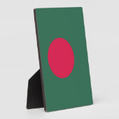 Bangladesch-Flagge Fotoplatte (Seite)