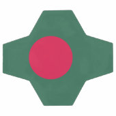 Bangladesch-Flagge Fußball (Flach)