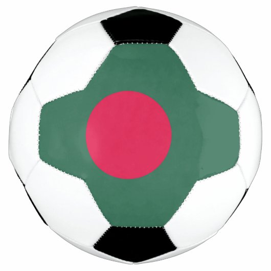 Bangladesch-Flagge Fußball (Vorderseite)