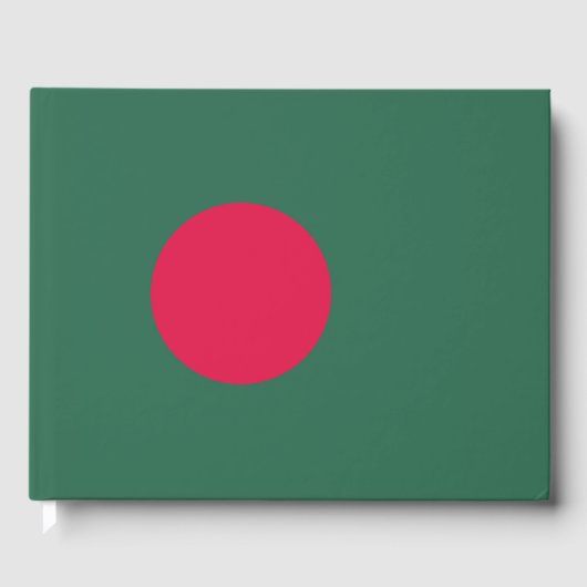 Bangladesch-Flagge Gästebuch (Vorderseite)