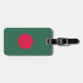 Bangladesch-Flagge Gepäckanhänger (Vorderseite horizontal)