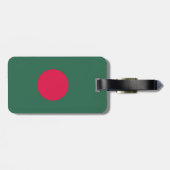 Bangladesch-Flagge Gepäckanhänger (Rückseite horizontal)