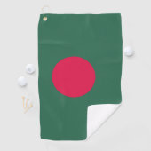 Bangladesch-Flagge Golfhandtuch (Insitu)