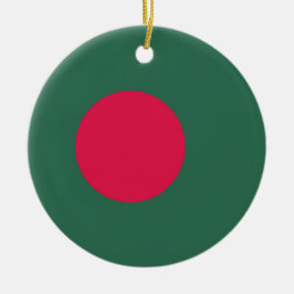 Bangladesch-Flagge Keramik Ornament