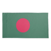 Bangladesch-Flagge Kissenbezug (Rückseite)
