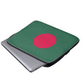 Bangladesch-Flagge Laptopschutzhülle (Vorne Knopf)