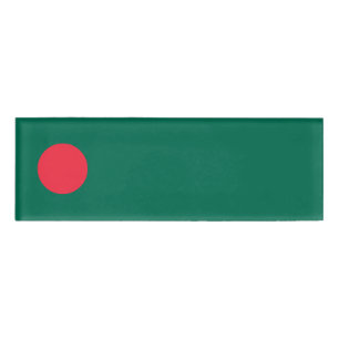 Bangladesch-Flagge Namenschild