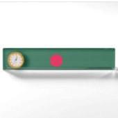 Bangladesch-Flagge Namensplakette (Vorderseite)