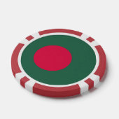 Bangladesch-Flagge Pokerchips (Einzeln)