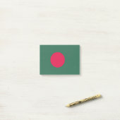 Bangladesch-Flagge Post-it Klebezettel (Auf Schreibtisch)