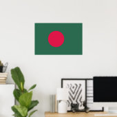 Bangladesch-Flagge Poster (Heimbüro)