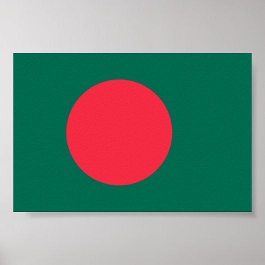 Bangladesch-Flagge Poster (Vorne)