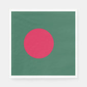 Bangladesch-Flagge Serviette (Vorderseite)