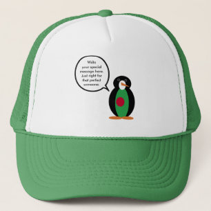 Bangladesch-Flagge Sprechender Ms-Pinguin Personal Truckerkappe
