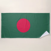 Bangladesch-Flagge Strandtuch (Vorderseite)